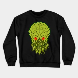 Pixel Monster Cthulhu Head Crewneck Sweatshirt